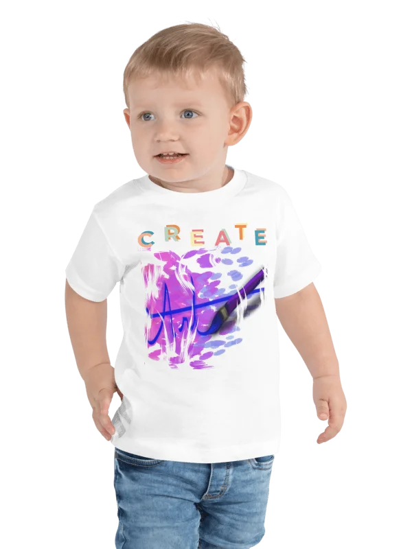 "Create Art", Toddler T-Shirt - Bella+Canvas product image (3)
