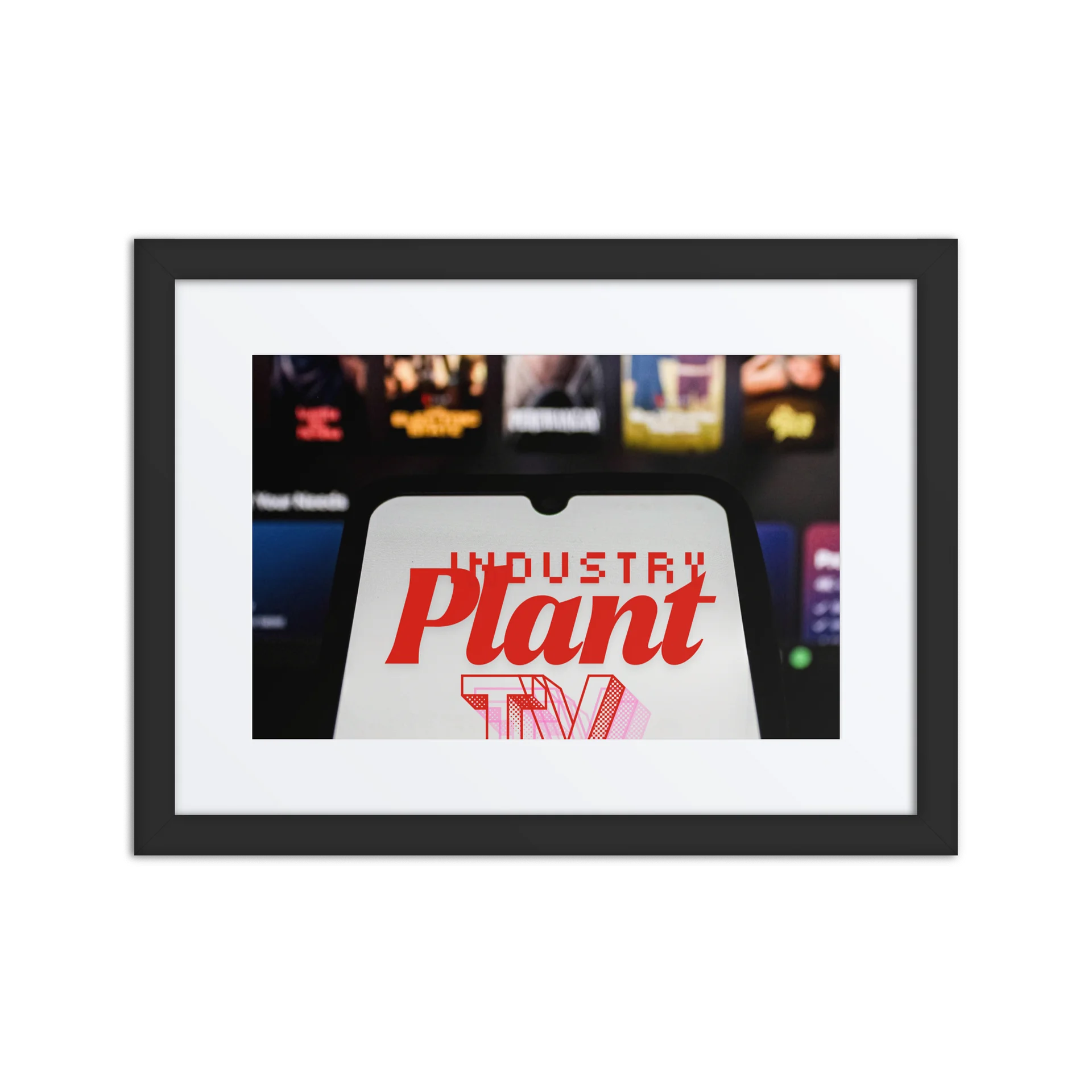 Industry Plant TV Wall Print product image (1)