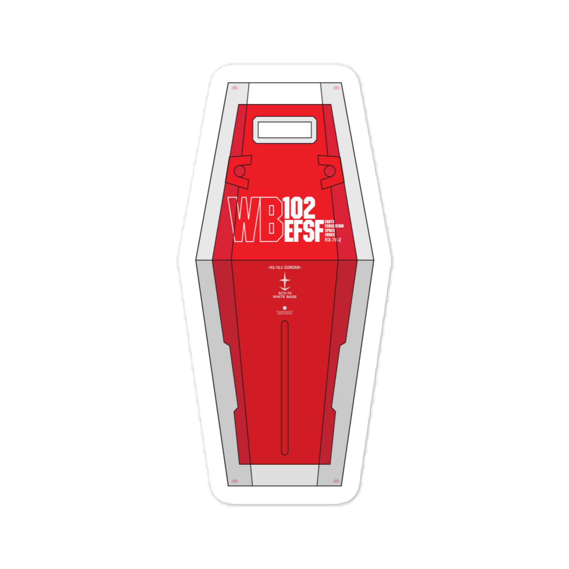 Gundam Shield Sticker product image (1)