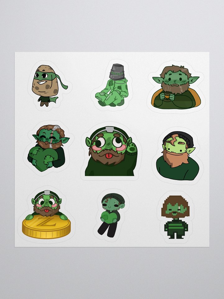 Custom Cut Zomb Vinyl Stickers product image (1)