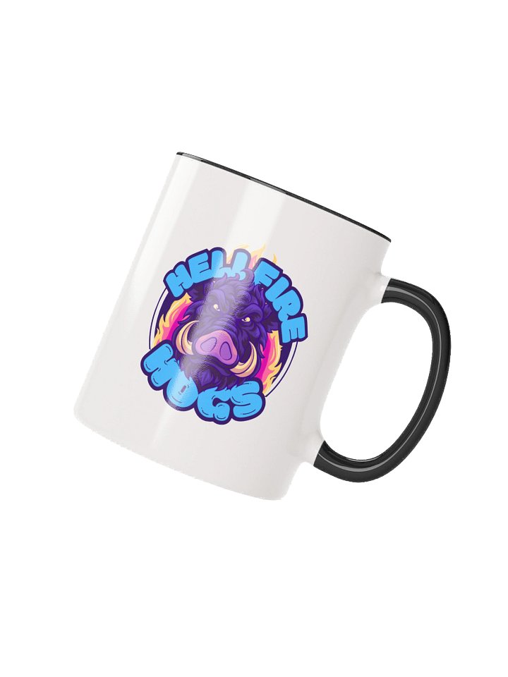 Hellfire Hogs Team Ceramic Mug with Color Inside product image (6)