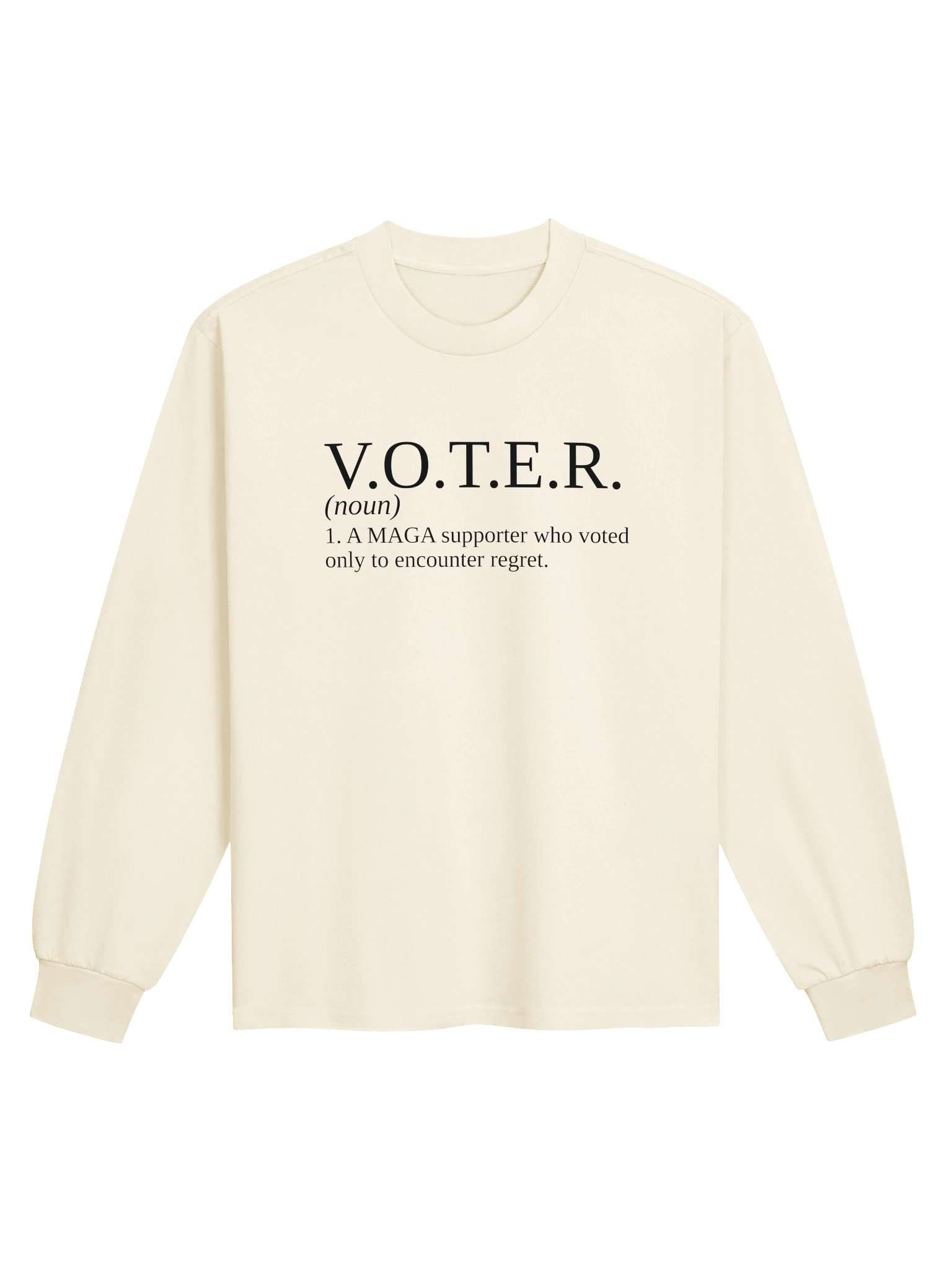 MAGA V.O.T.E.R. — Dictionary Tee Long Sleeve product image (1)