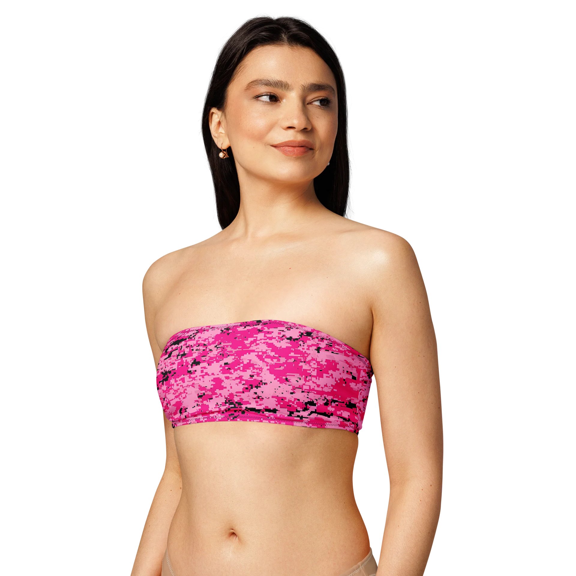 Eclectic Camo Dreams Bandeau Bikini Top product image (5)