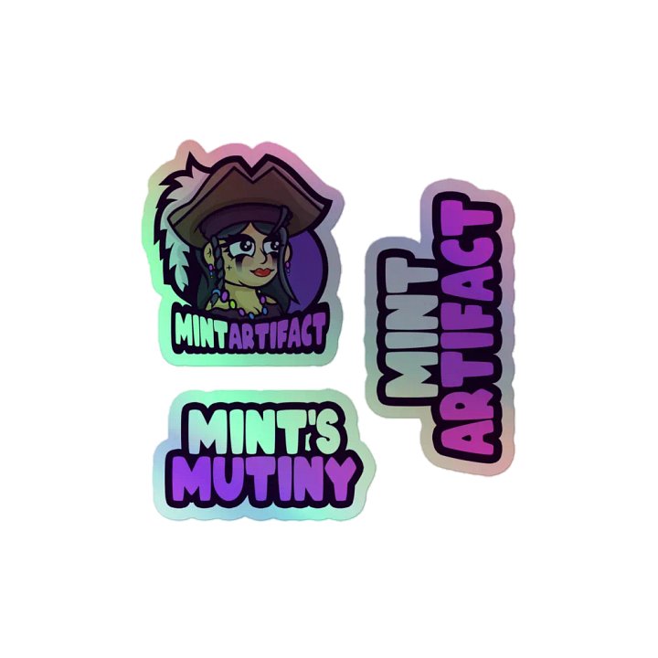 Mint Artifact Holo Logo Stickersheet product image (1)