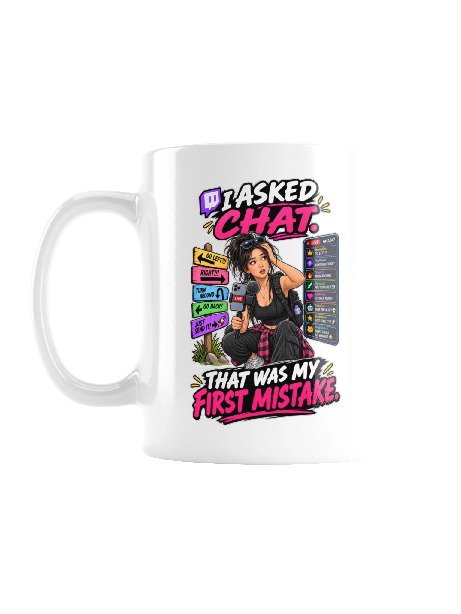 I ASKED CHAT. THAT WAS MY FIRST MISTAKE - WOMAN - MUG product image (1)
