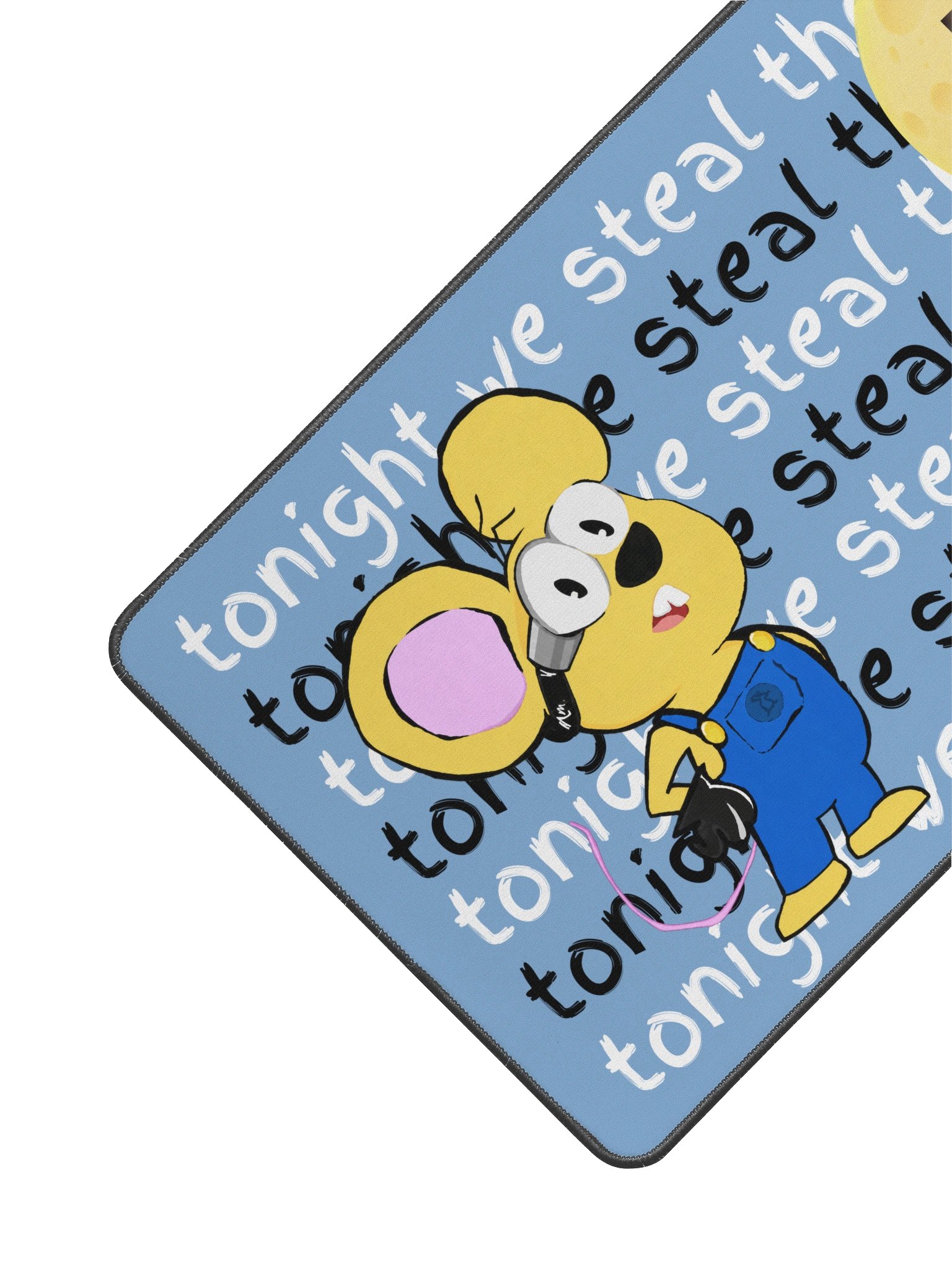 tonight we steal the moon miaminion mousepad product image (3)