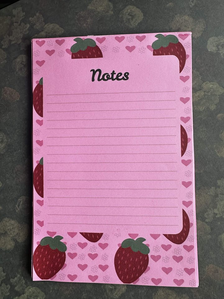 Strawberry Notepad product image (2)