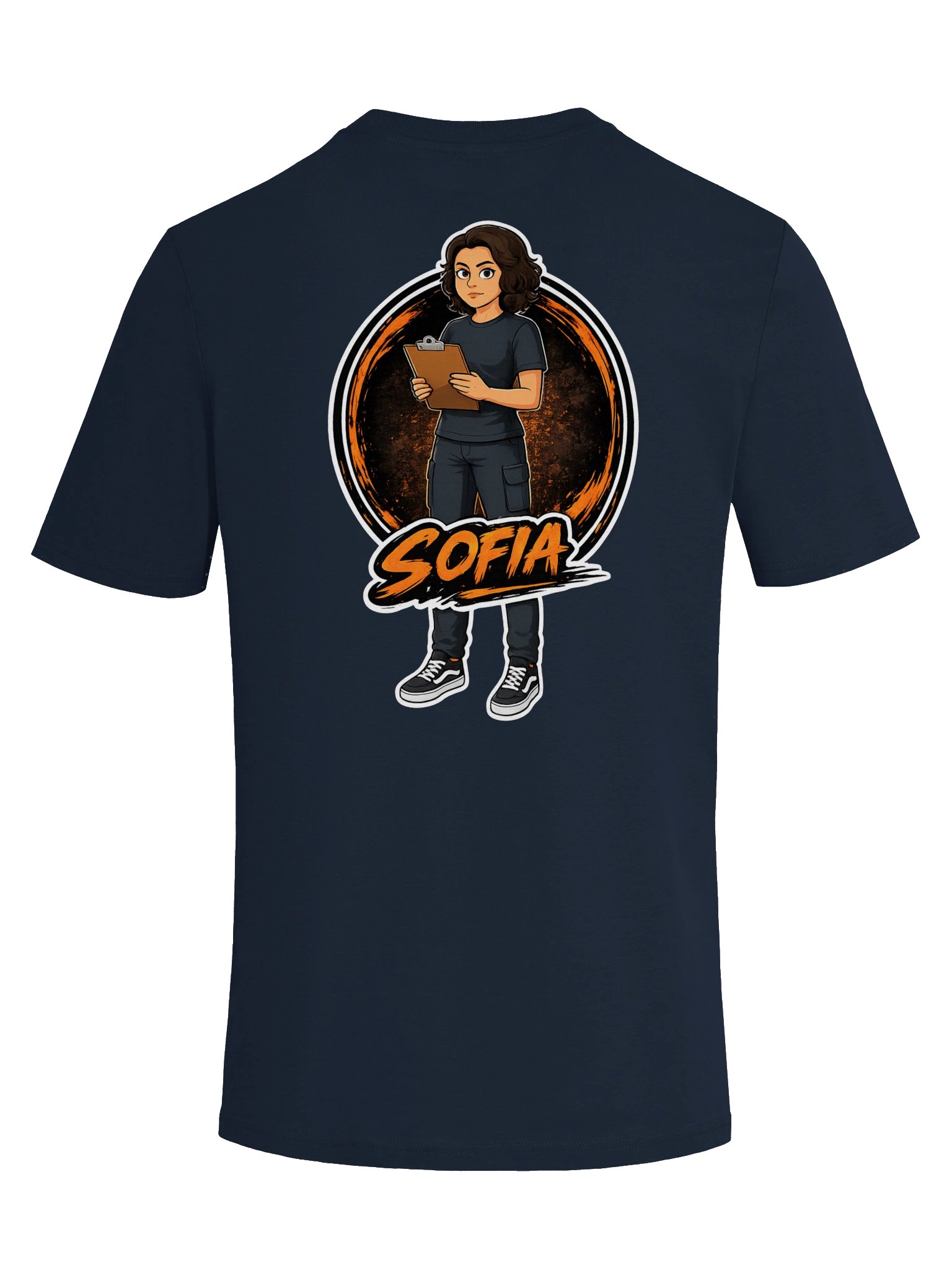Sofia Cartoon Clipboards Graphic Tee product image (91)