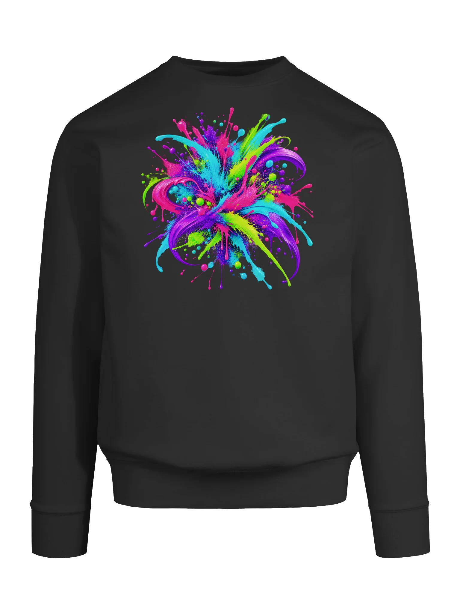Unity Unleashed Neon Paint-Splatter Sweatshirt — Diversity • Individuality • Brotherhood product image (5)