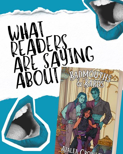 A few ARC readers have already read Badmouths & Bards and here are some of their thoughts! Thank you @nerolireads for helping...