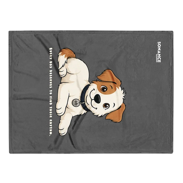 Sonance Dog Throw Blanket (Lying Down) Zambezi Grey product image (1)