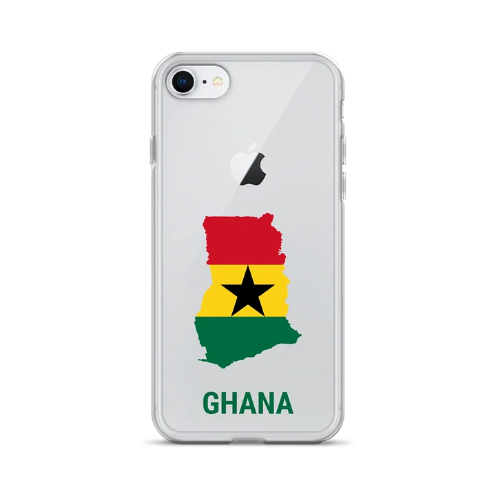 Ghana 2026 World Cup Flag iPhone Tough Case - Ghana Soccer Phone Cover - Dual Layer Protective Case product image (1)