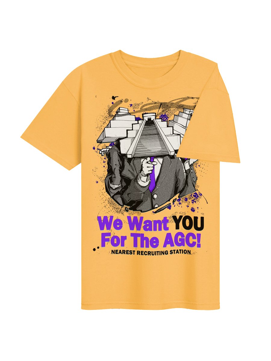 AGC RECRUIT TEE YELLOW product image (4)