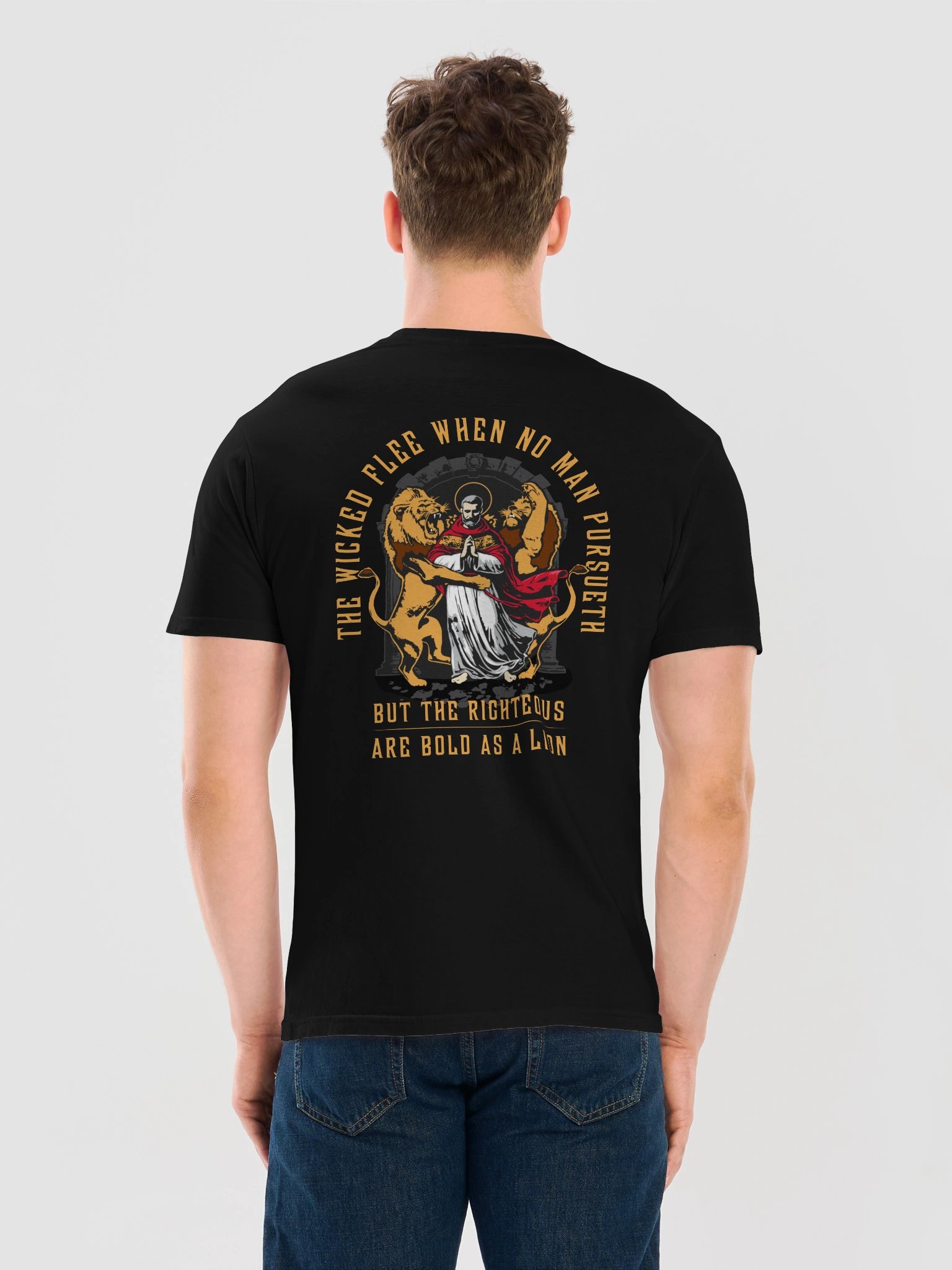 The rigtheous are BOLD as a LION - Unisex Softstyle T-Shirt product image (1)