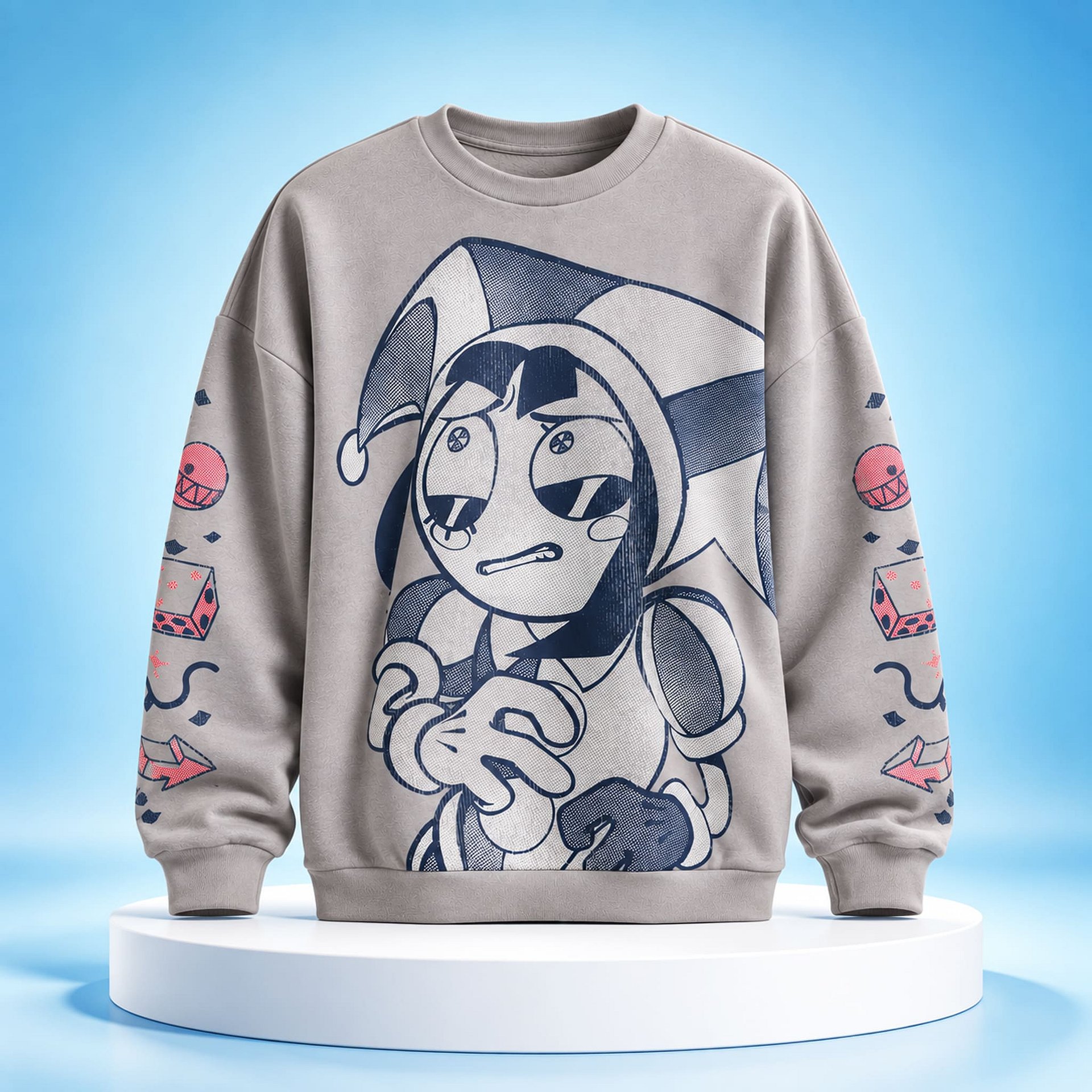 Drake Pomni Shirt - The Amazing Digital Circus Sweatshirt, Funny Hip Hop Meme Tee product image (4)
