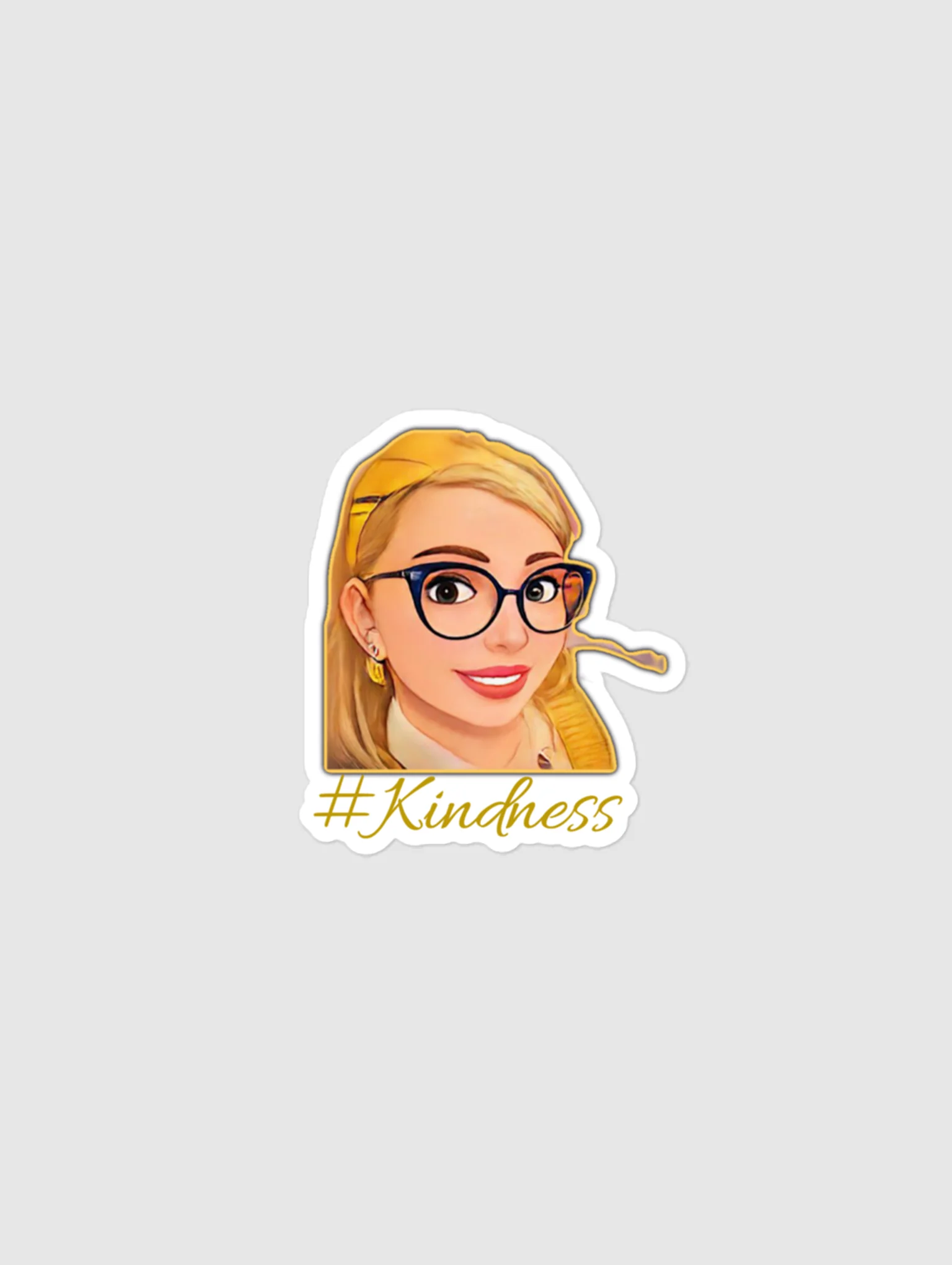 #kindness Bubble-free stickers product image (1)