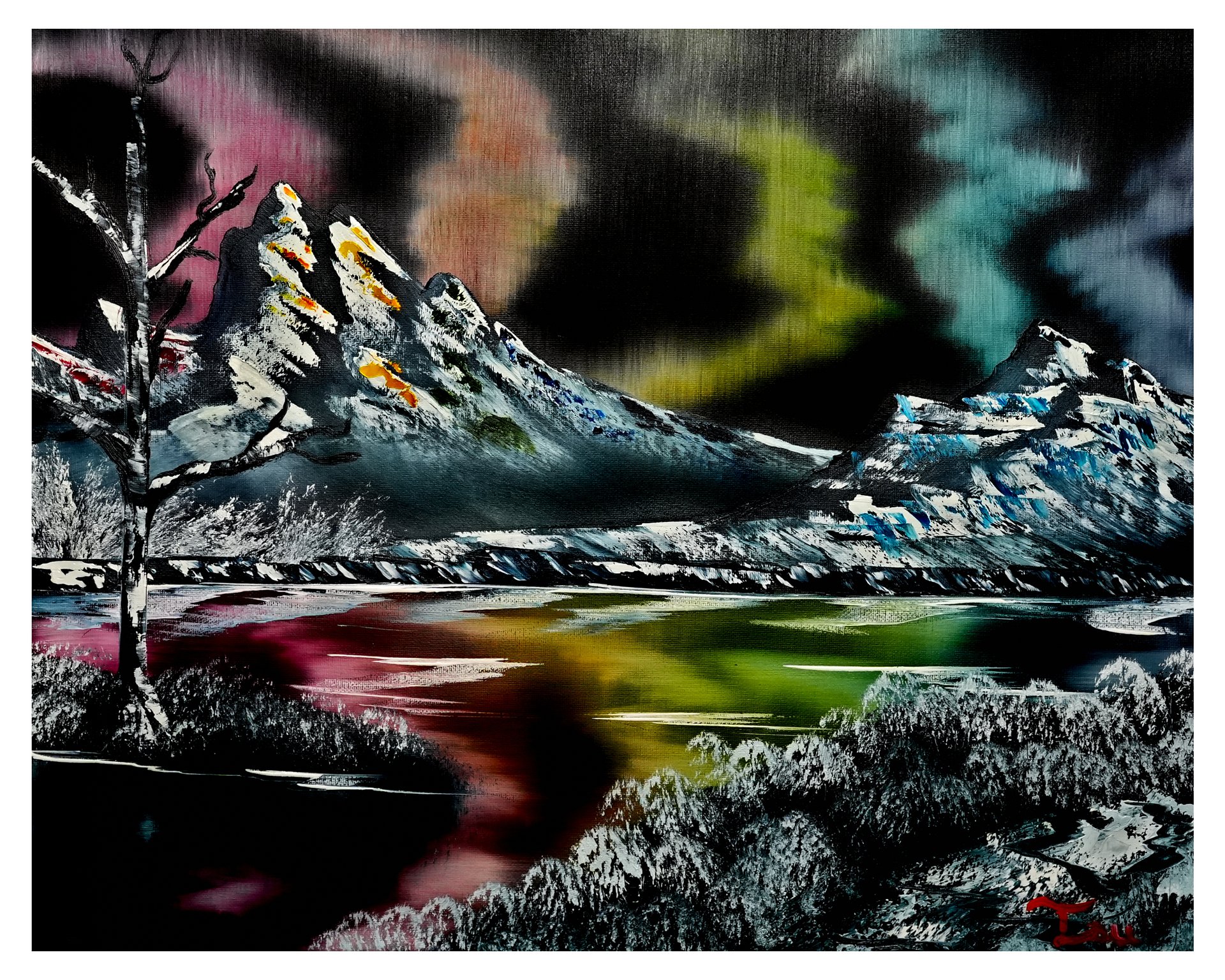 The Auroras Pallet - Matte Poster Print product image (1)