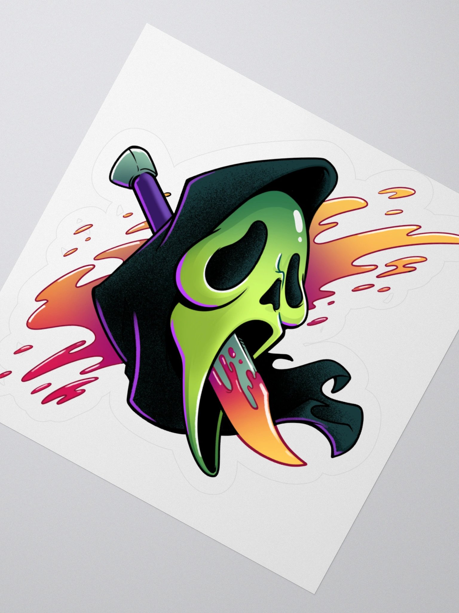 Stab Die-Cut Sticker product image (8)