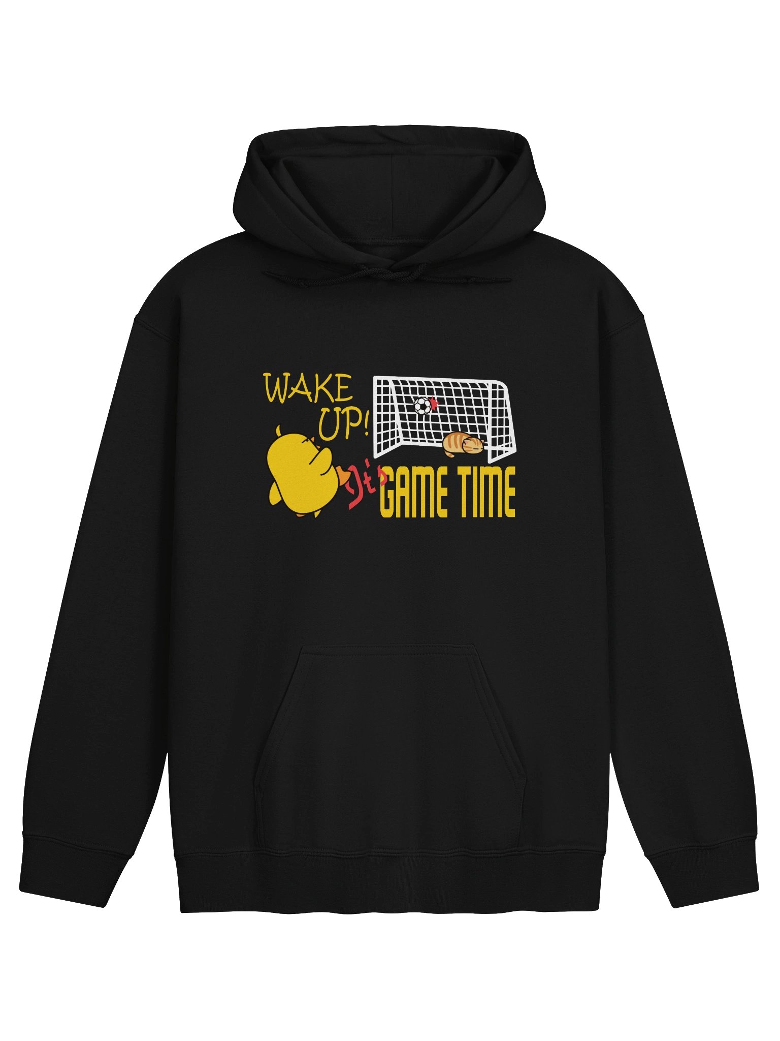 Soccer Cat (WAKE UP, It's GAME TIME) - Unisex Adult Hoodie product image (1)
