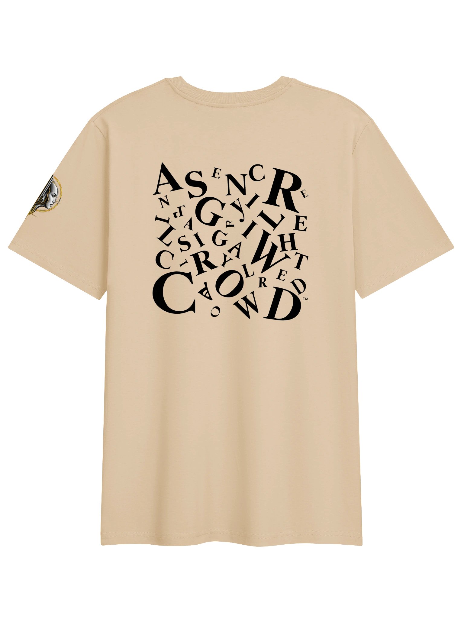 A Single Cry Against the Crowd™ — Signature Natural Statement T-Shirt product image (4)