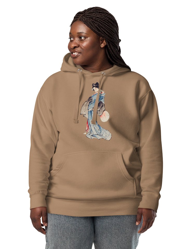 Woman Portrait Cotton Heritage Unisex Hoodie product image (2)