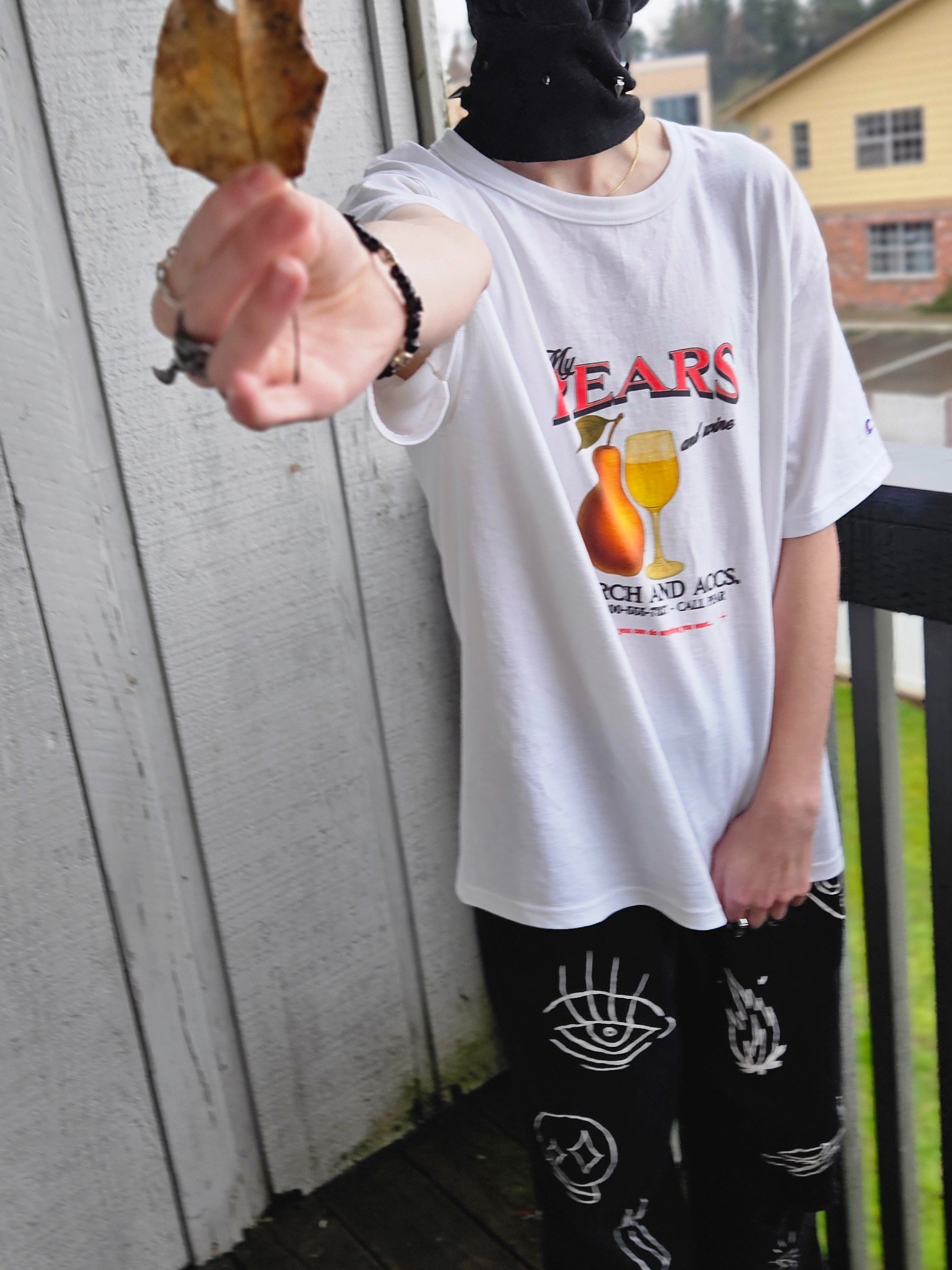 'my pears and wine' Relaxed Fit Tee product image (3)