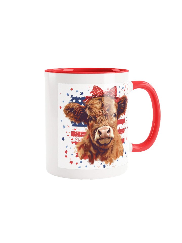 Patriotic Bessie The Cow Mug product image (1)