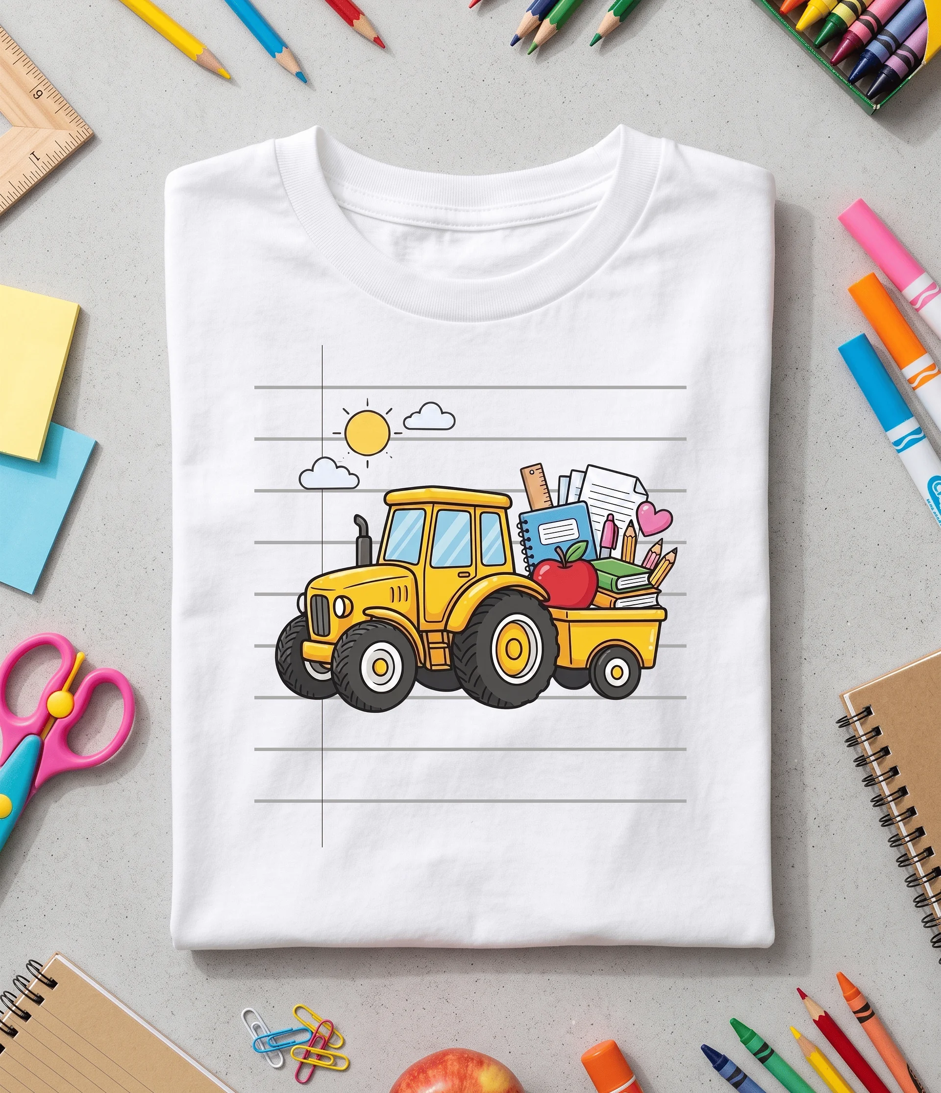 Tractor Back to School Tee 🚜📚 product image (1)