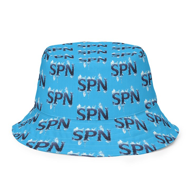 Cyan Creature Tile Reversible Bucket Hat product image (1)
