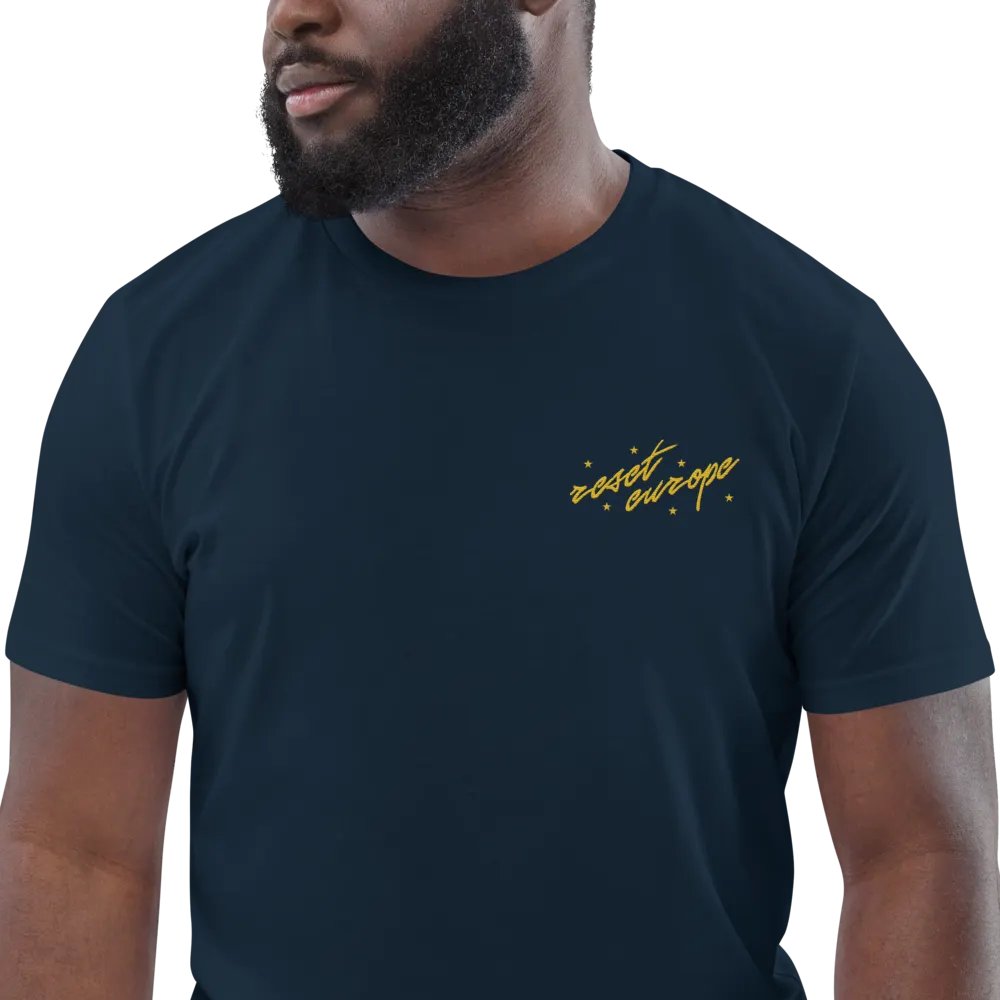 reset europe embroidered t-shirt - 100% organic cotton product image (5)