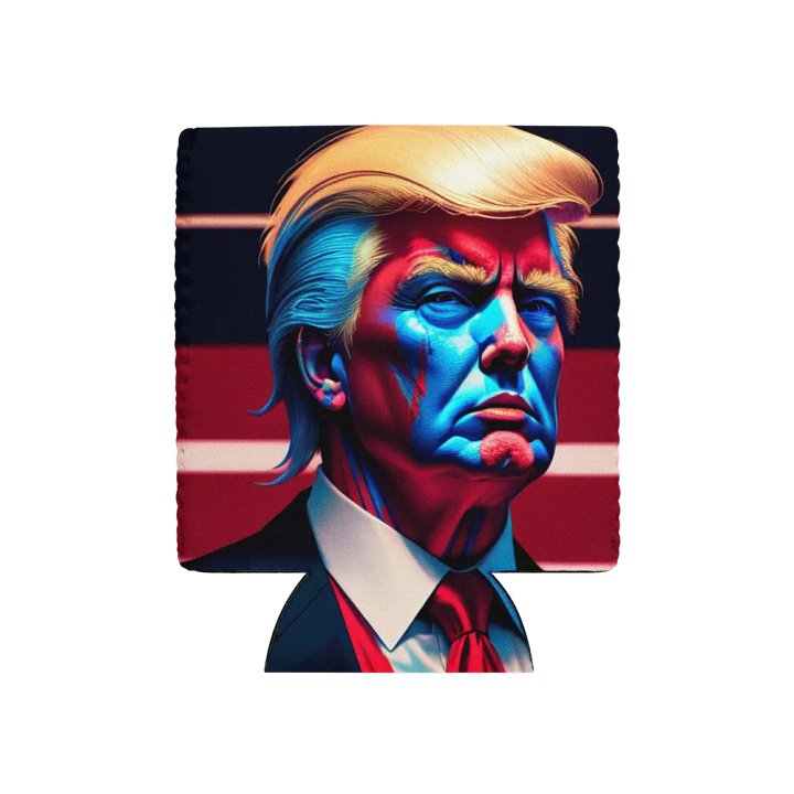 Blue and Red Can Cooler product image (1)