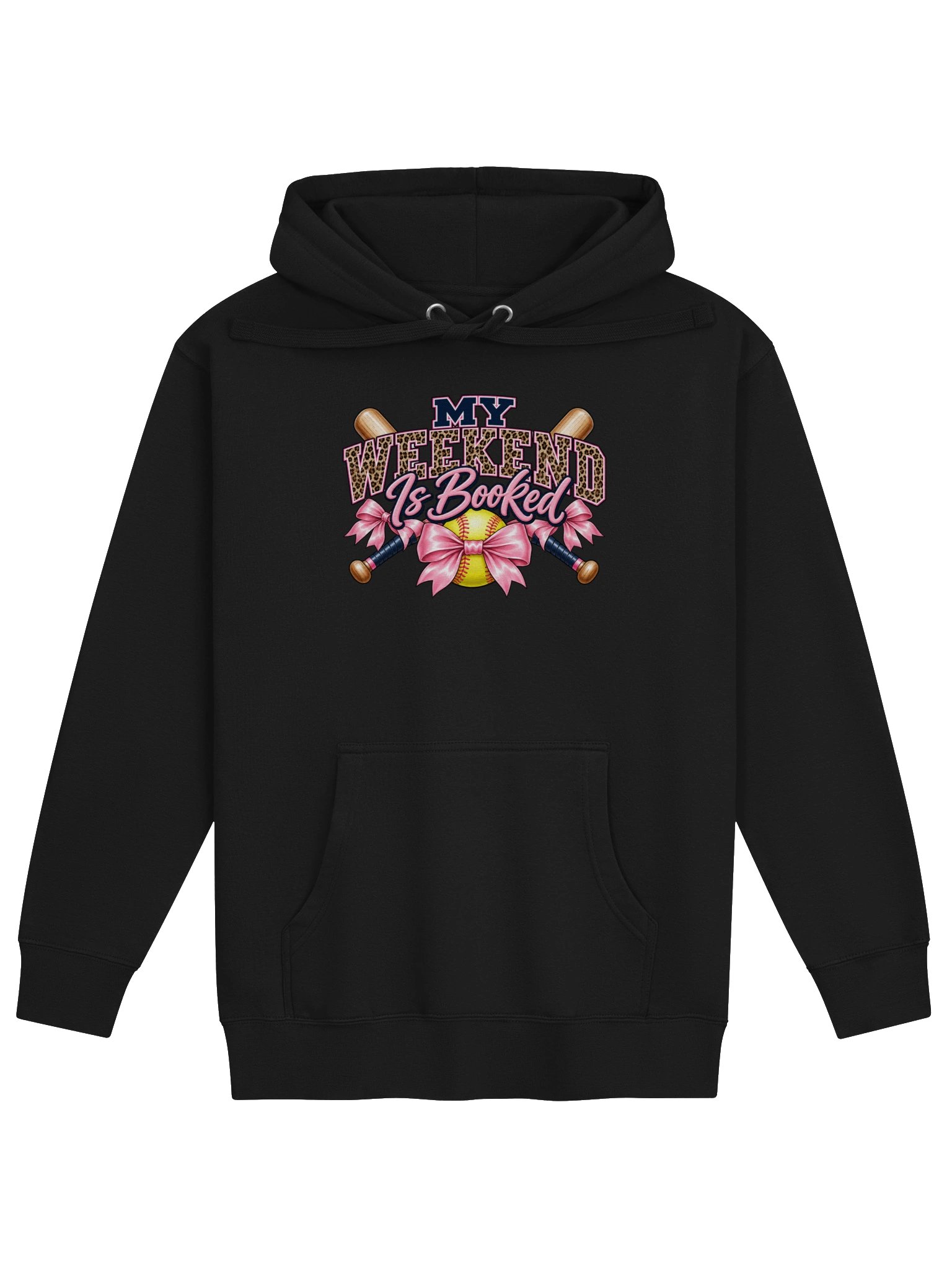 My Weekend Is Booked Softball Hoodie | Softball Mom Pullover Hoodie product image (1)