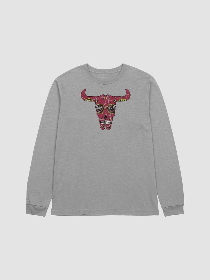 Sugar Cow Skull LS T-shirt product image (2)