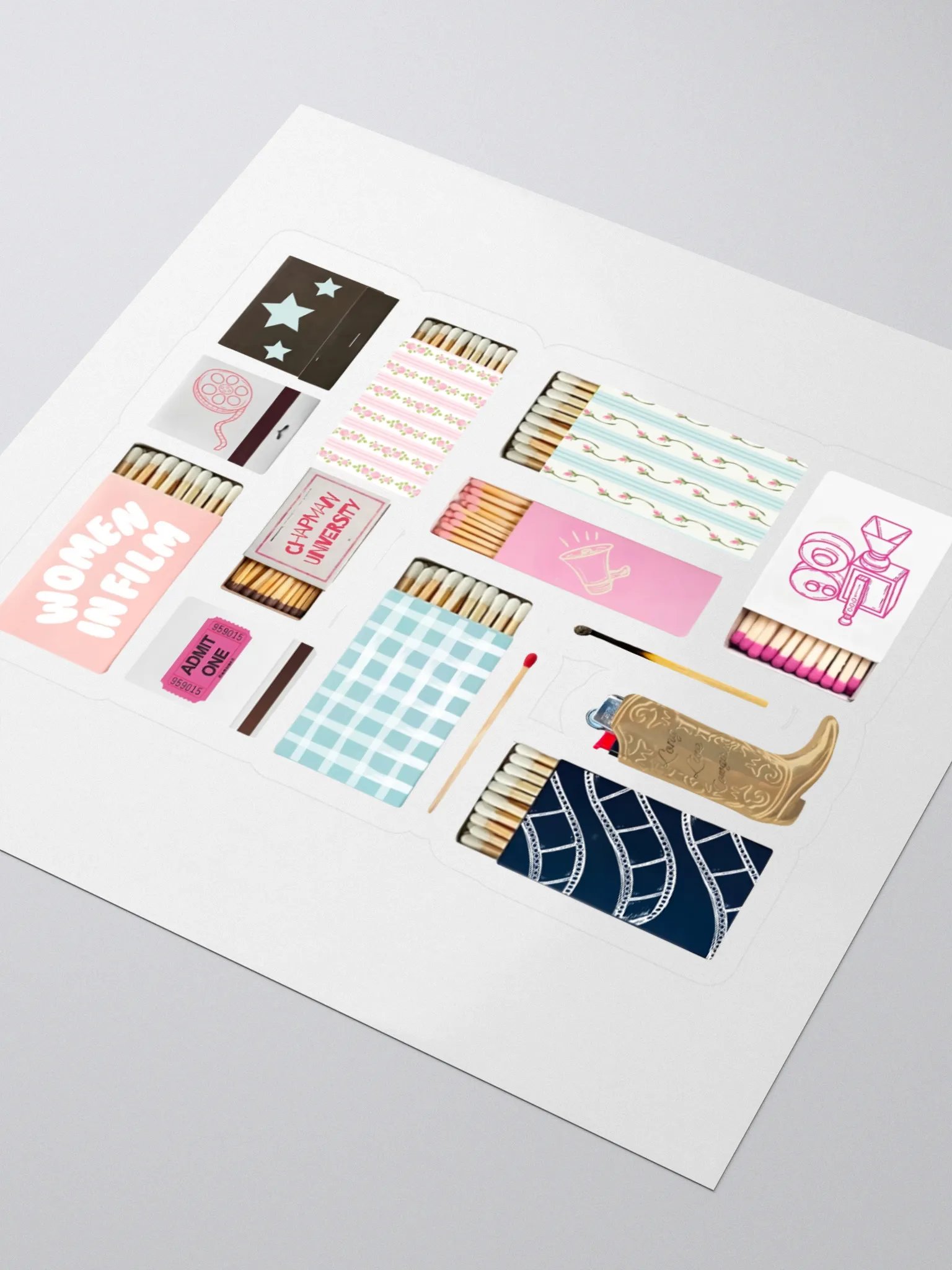 Wif Matchbook Sticker Set product image (3)