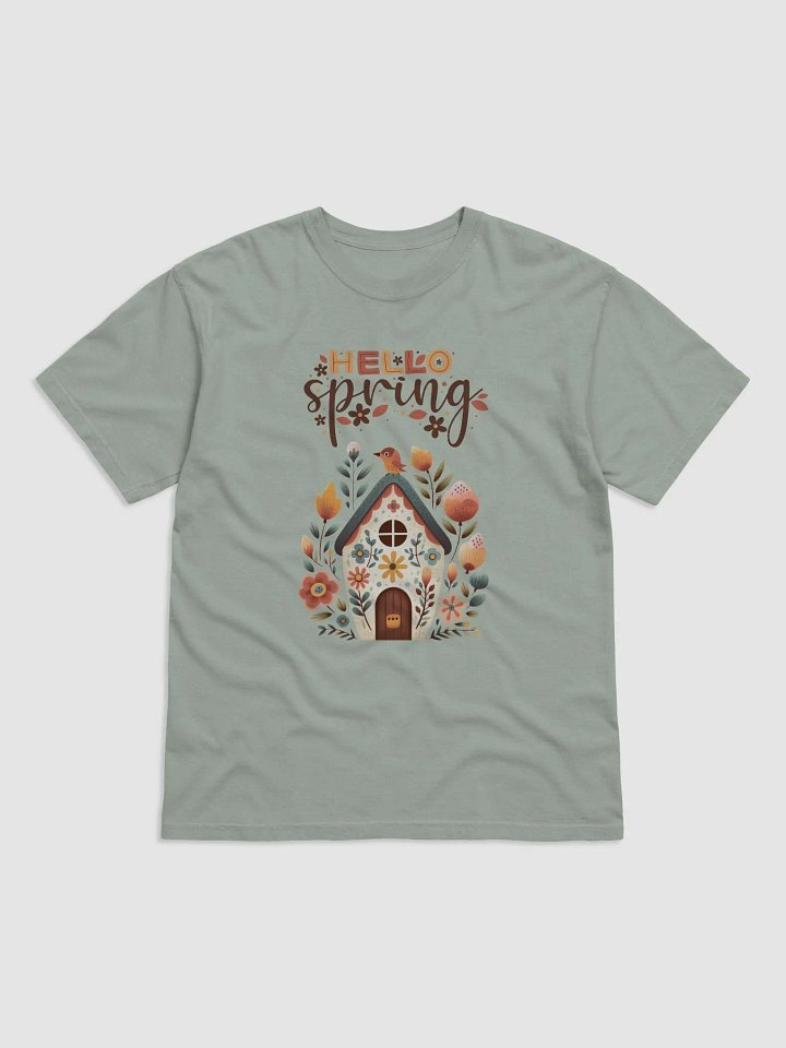 Hello Spring Birdhouse Tee product image (4)