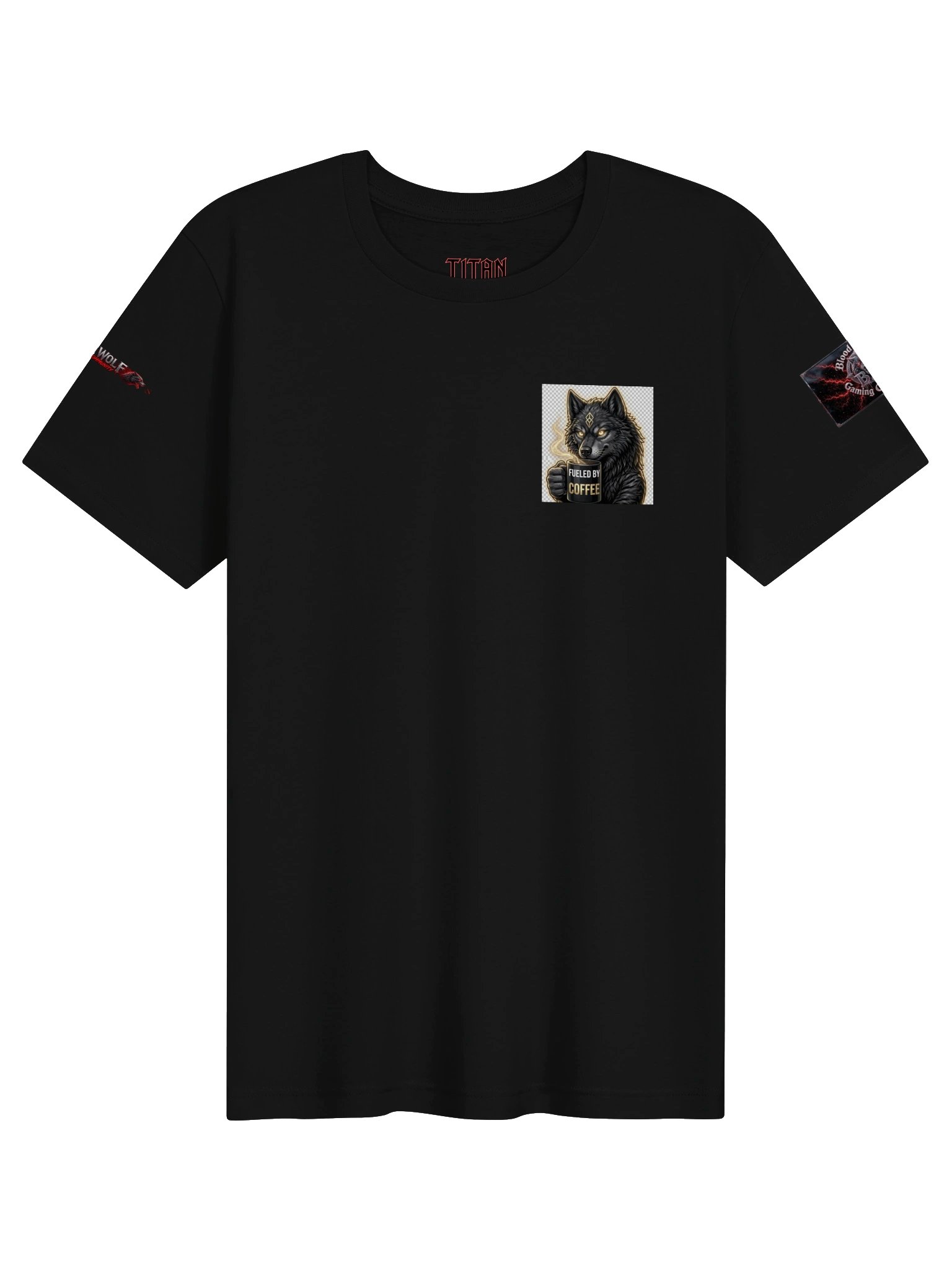 Fueled by Coffee Wolf Tee product image (2)