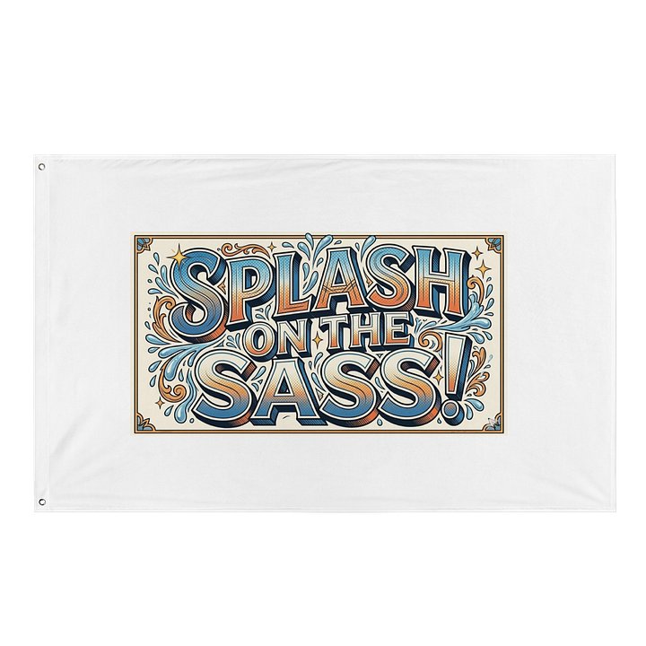Custom All-Over Print Flag — Sidelines to Shorelines product image (1)