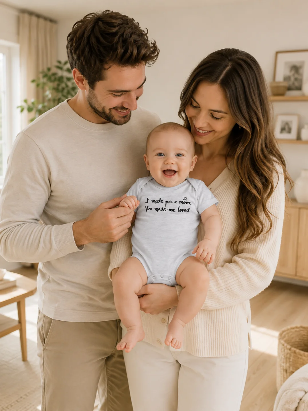 Meaningful Baby Bodysuit Handwritten Quote New Mom Gift Baby Shower Gift First Mother's Day Outfit Sentimental Newborn Onesie product image (10)