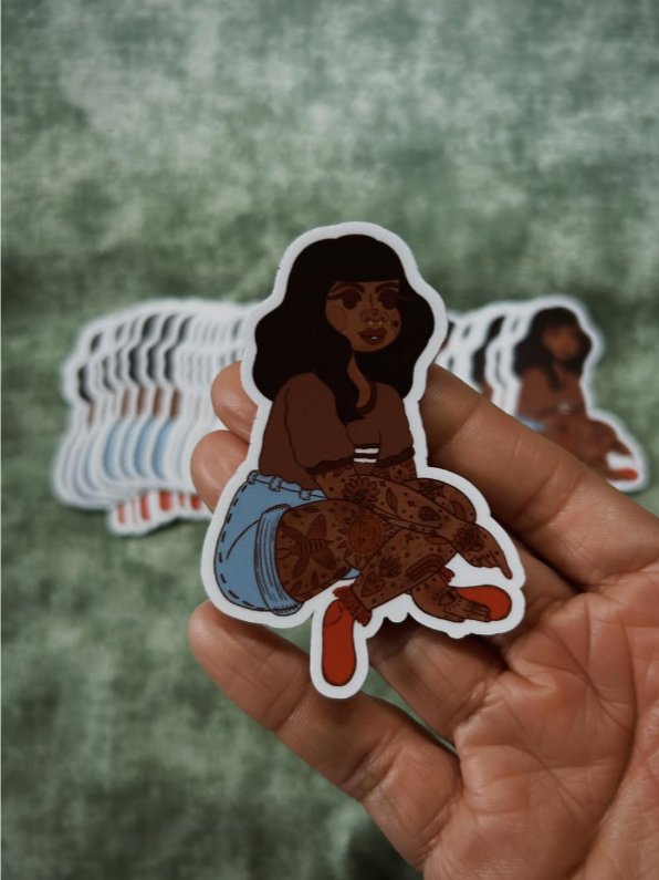 Britt Rose PNGtuber sticker product image (1)