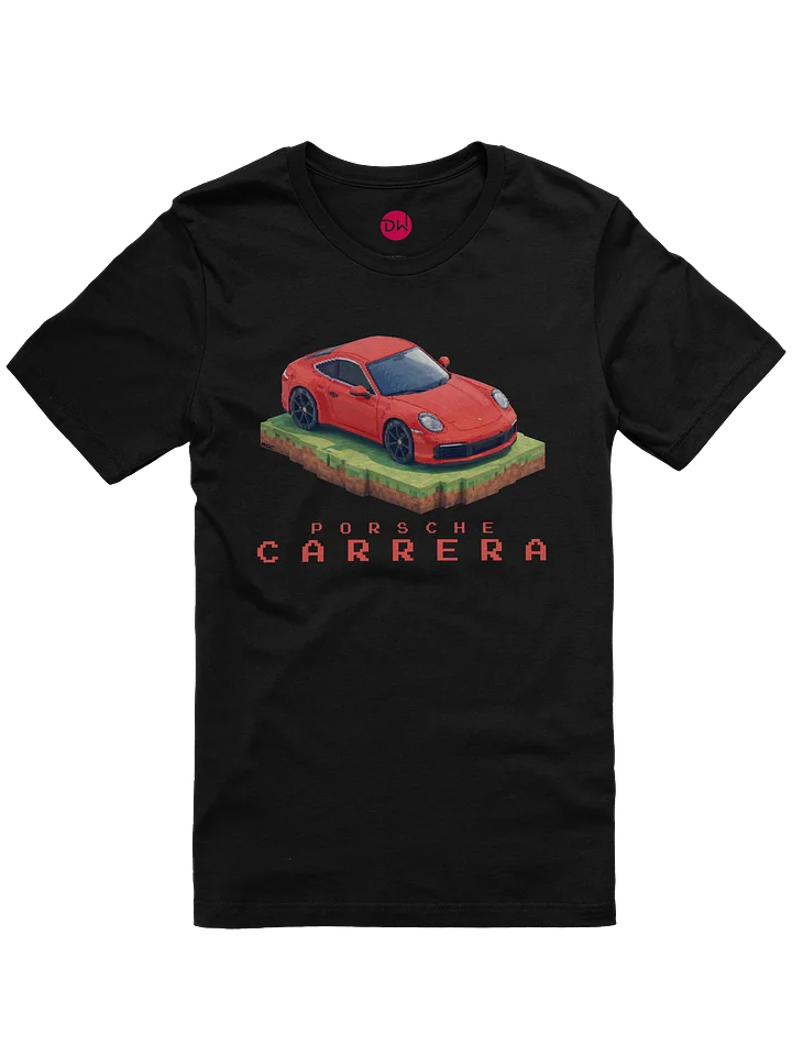 Red Porsche 911 Carrera Shirt (Pixel, Retro, Minecraft) product image (5)