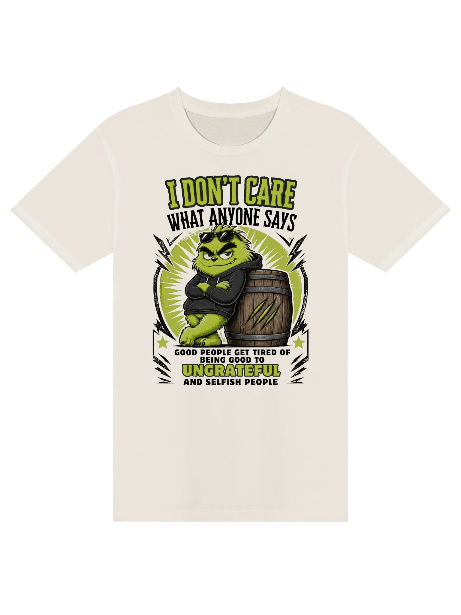 My Life My Rules Green Cartoon Streetwear T-Shirt product image (4)