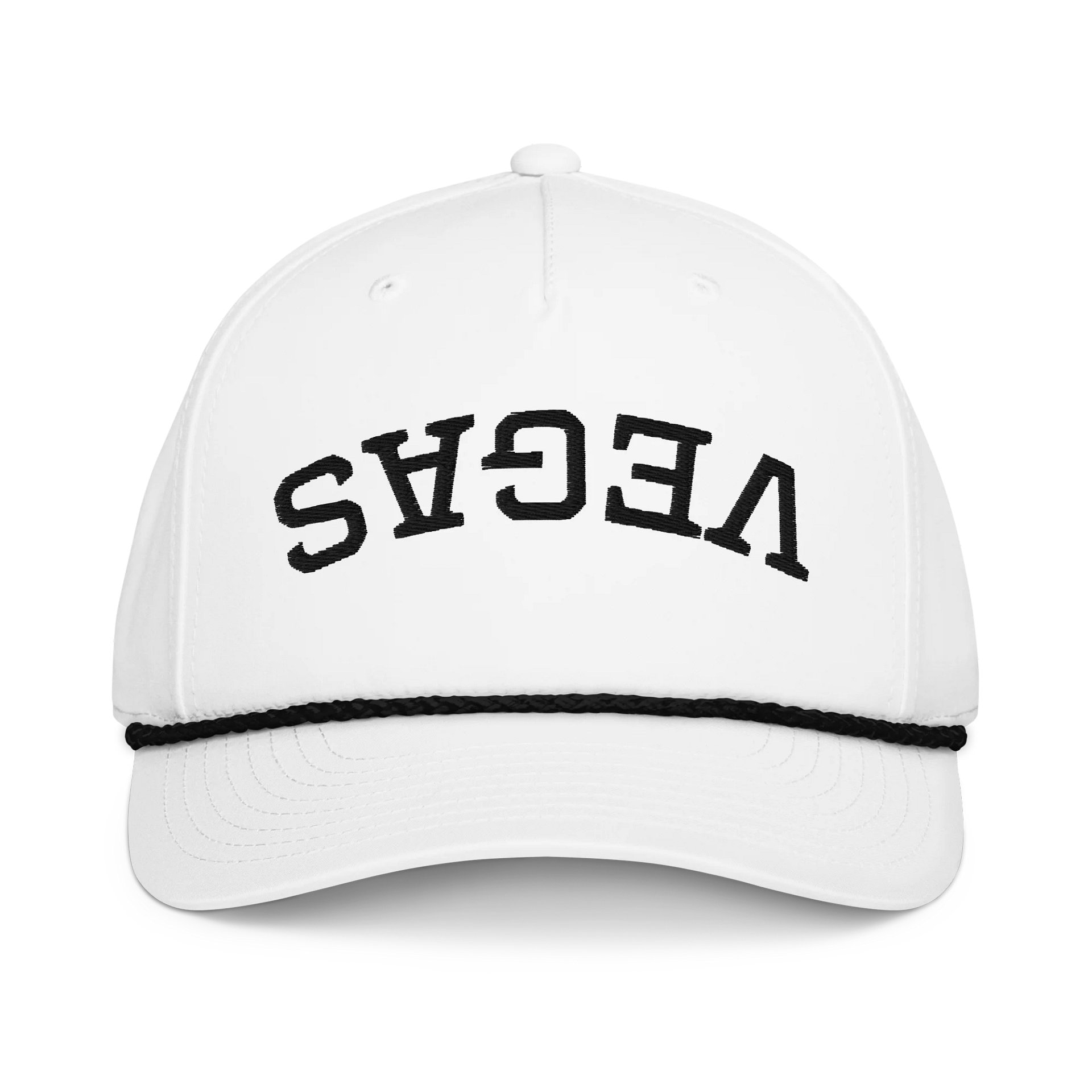 UPSIDE DOWN ROPE HAT - VEGAS - WHITE product image (1)
