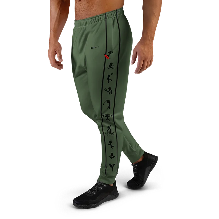 Military Green Sport Joggers // Streetwear for the Athlete product image (1)