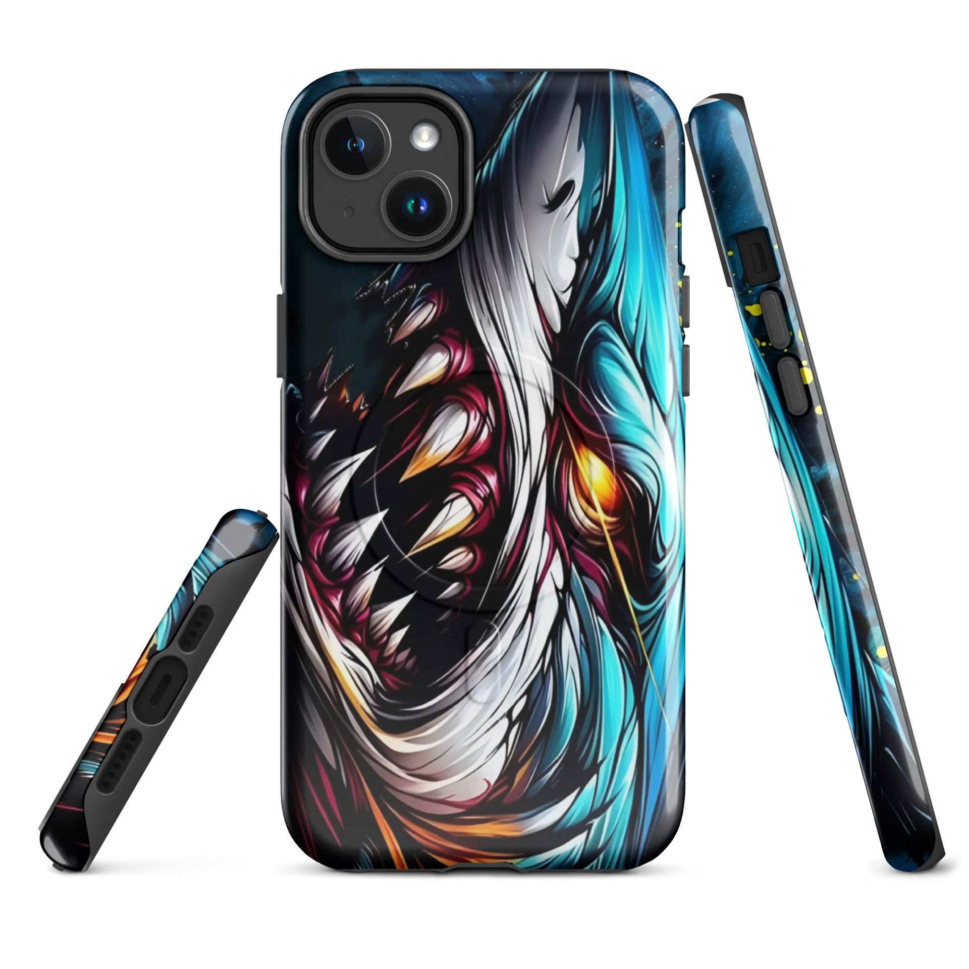 Vibrant Shark Bite iPhone® Tough Case product image (1)