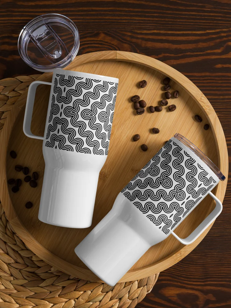 Monochrome Wave 25oz Travel Mug product image (5)