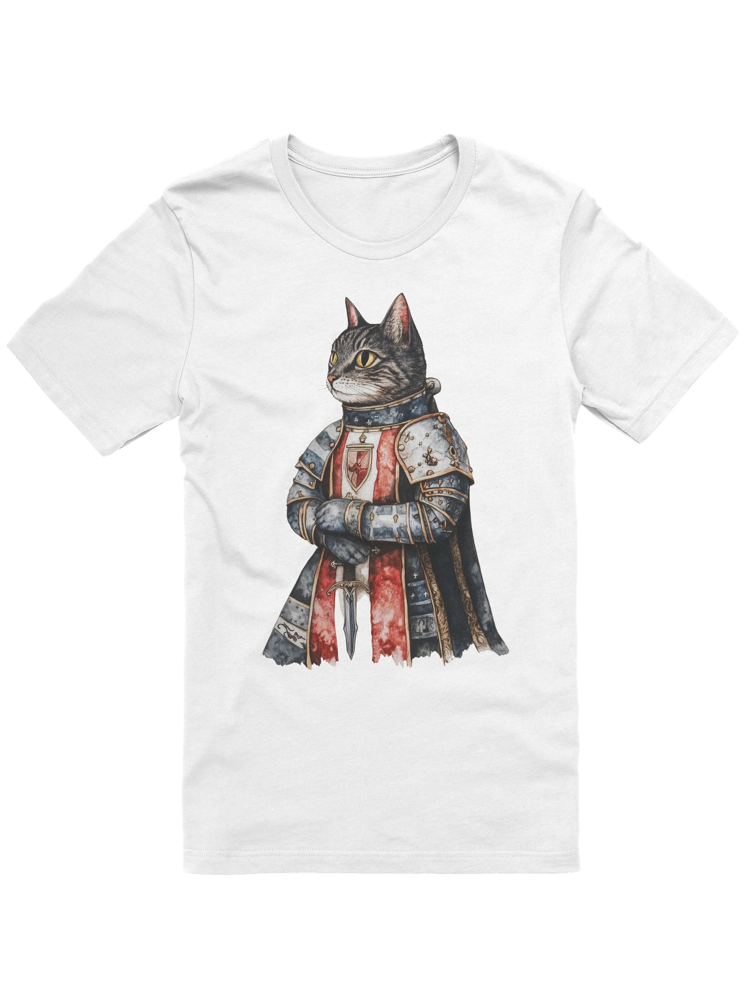 Noble Knight Cat T-Shirt product image (7)