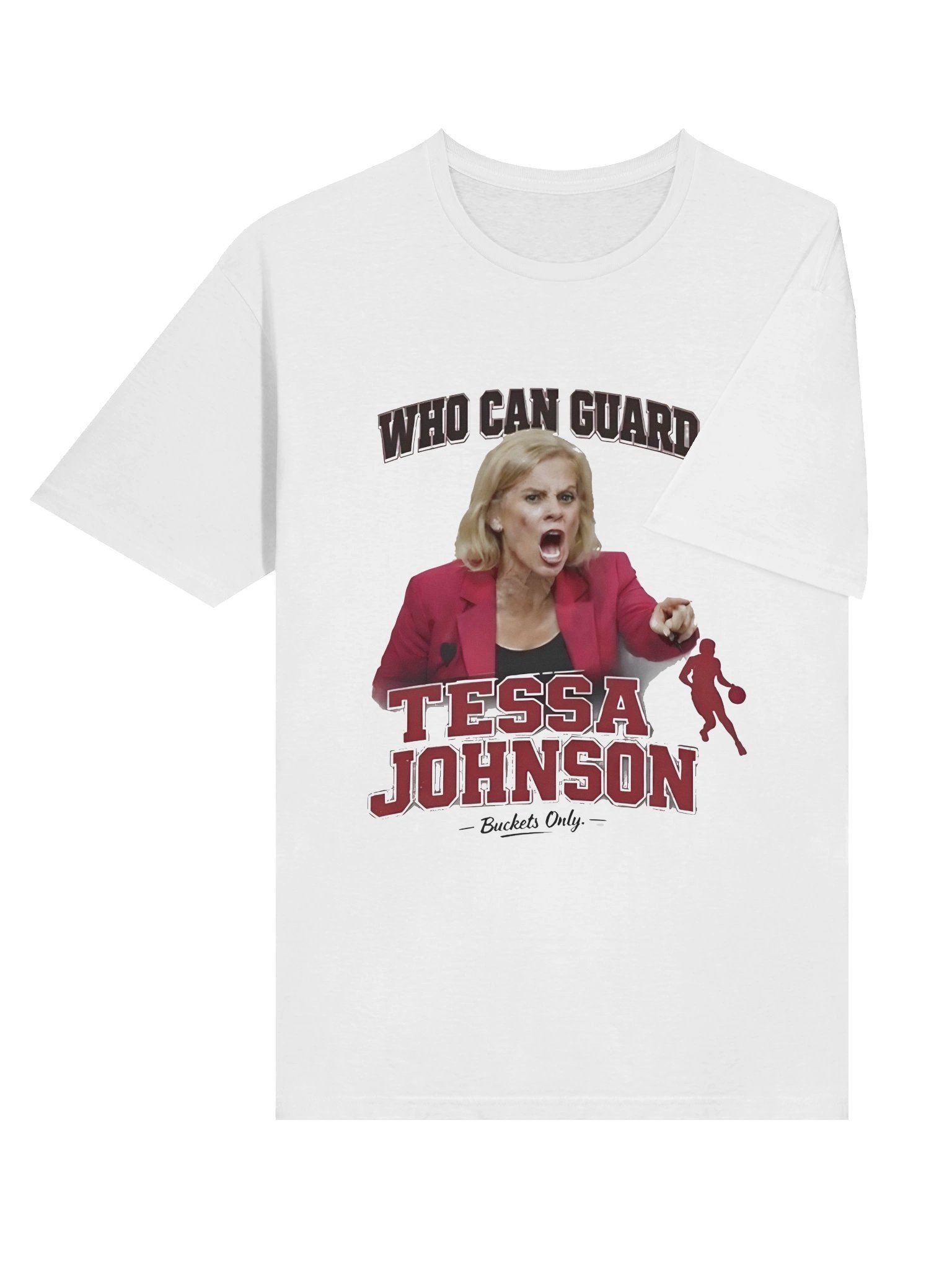 Official Who Can Guard Tessa Johnson Buckets Only Basketball Shirt product image (4)