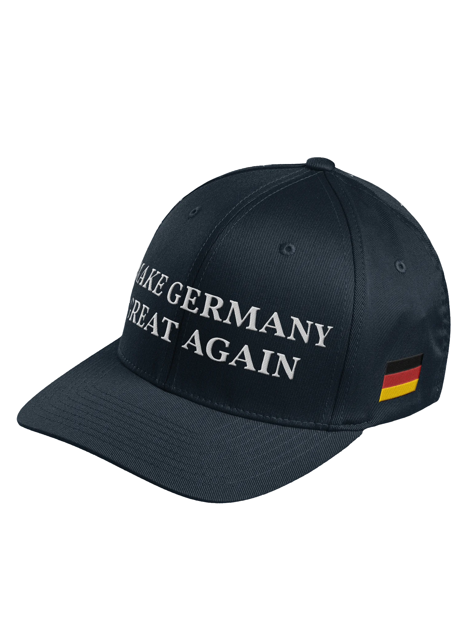 Make Germany Great Again Embroidery Hat, With German Flag On The Left, Closed Back Hat product image (7)