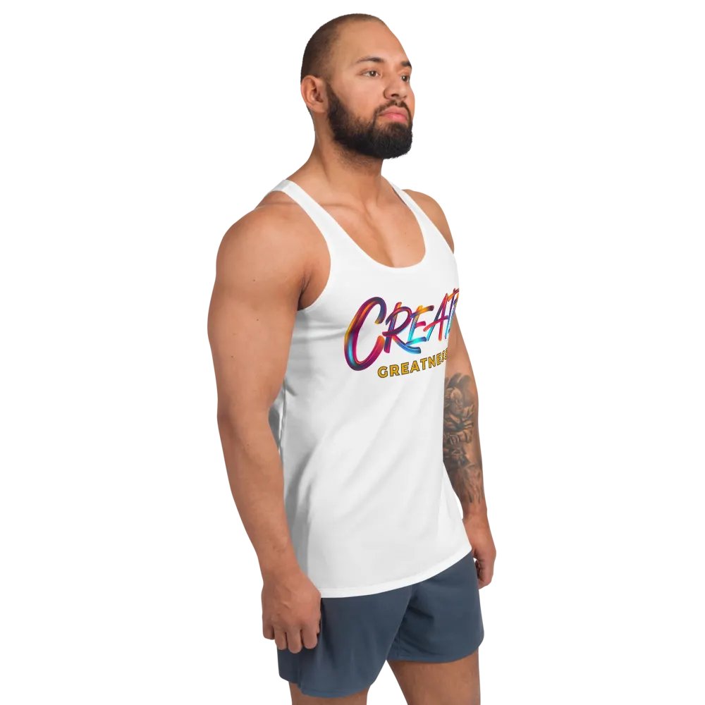 Create Greatness Energetic Vibes Full Print Tank product image (3)