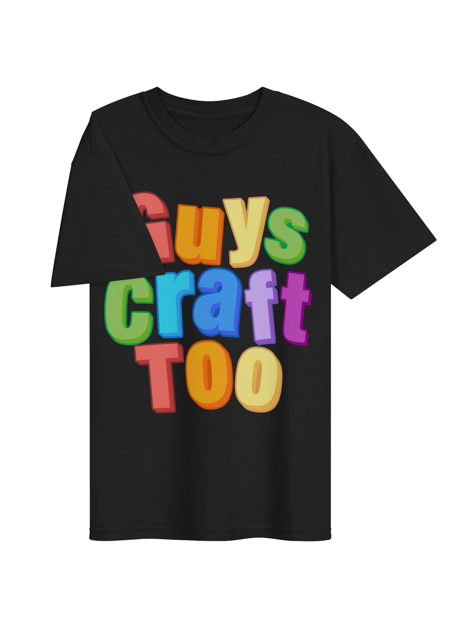 Guys Craft Too Colorful Text Tee product image (31)